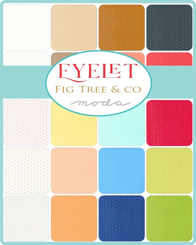 Eyelet fabric by Fig Tree Co. for Moda Fabrics