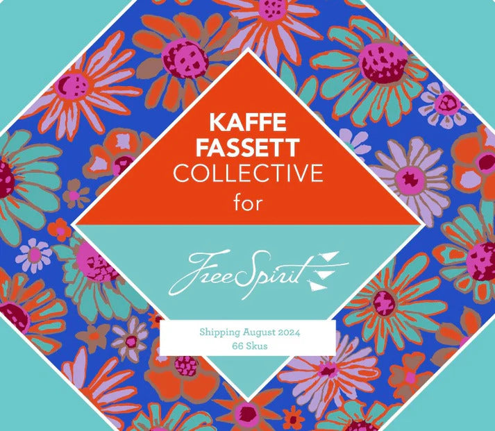 Kaffe Fassett August 2024 fabric collection