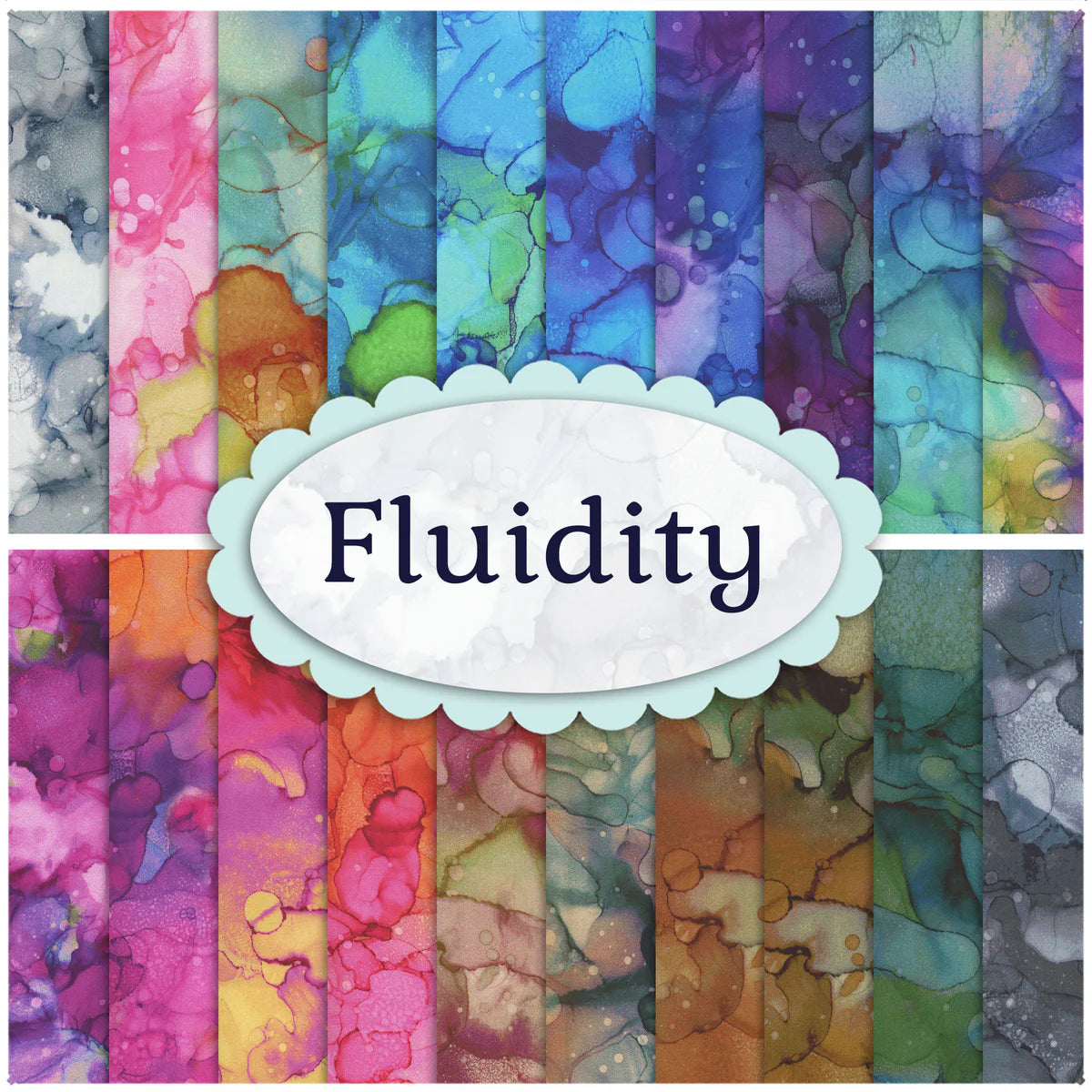 Fluidity fabric collection from Northcott Fabrics