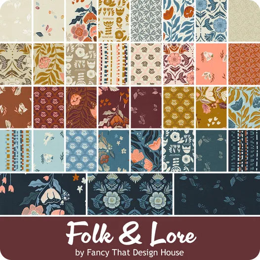 Folk & Lore by Fancy That Design House for Moda Fabrics collection