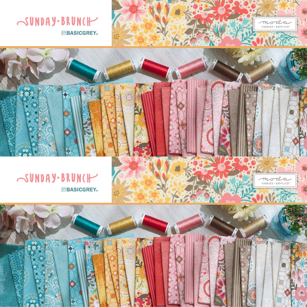 Sunday Brunch fabric collection by Moda Fabrics