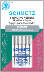 Chrome Quilting Schmetz Needles 5 Ct, Size 75/11