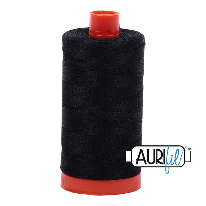 Aurifil Thread 50wt Black 2692 (1300 meters)