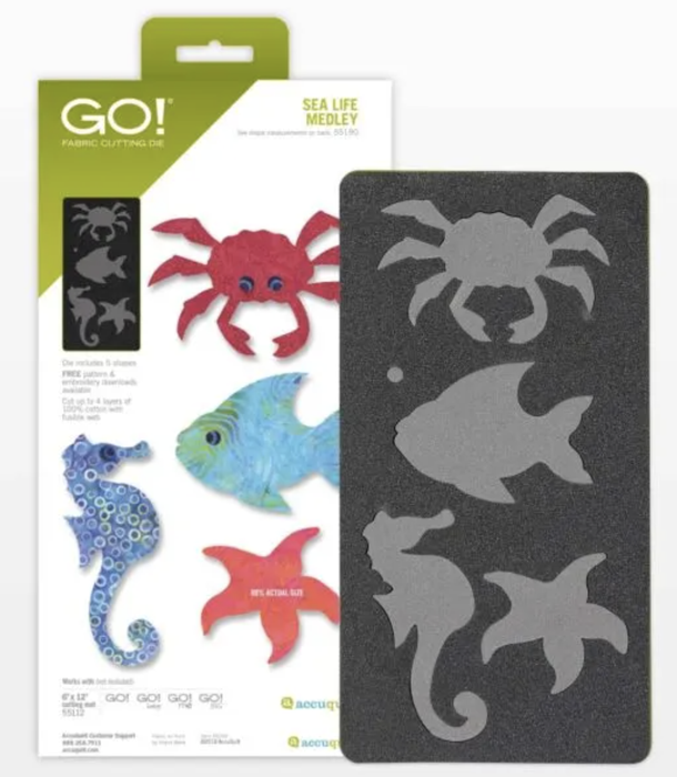 AccuQuilt GO! Sea Life Medley