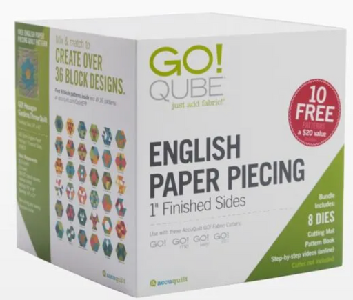 AccuQuiolt Go! Qube English Paper Piecing EPP Set