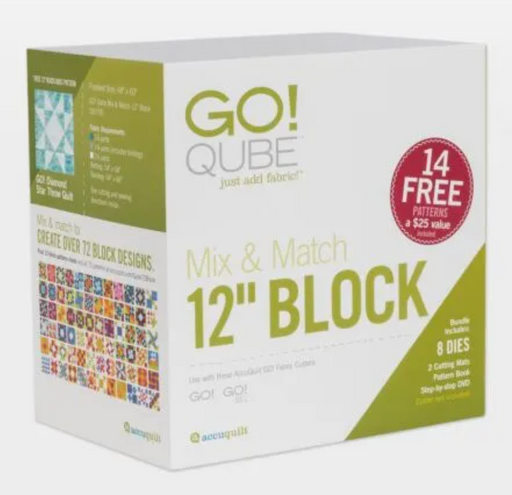 Accuquilt Go! Qube Mix & Match 12" Block