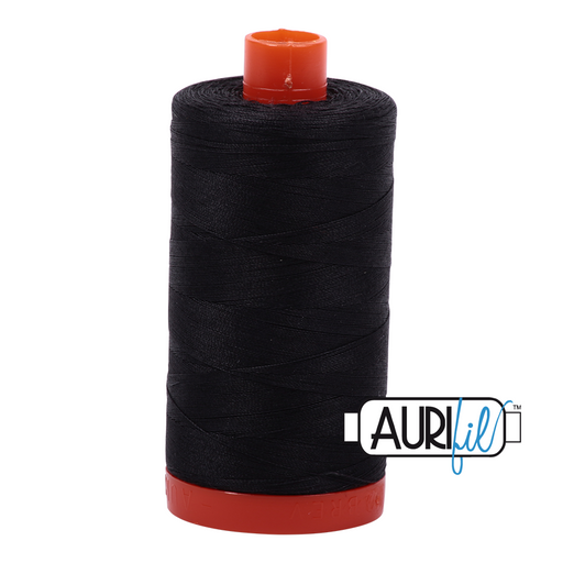 Very Dark Grey Aurifil 50wt Thread