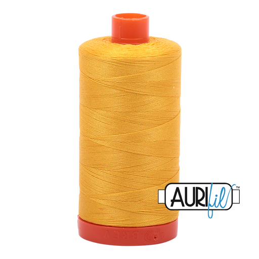 Yellow 50wt thread by Aurifil 1300 meters