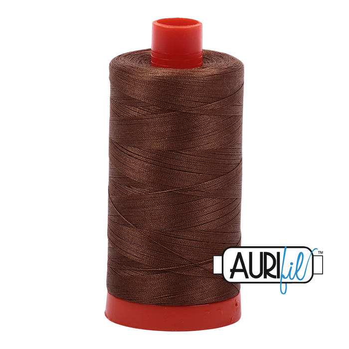 Aurifil Thread 50wt Dark Antique Gold 2372 (1300 meters)