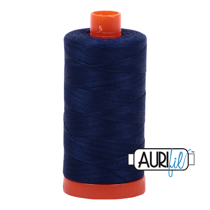 Aurifil Thread 50wt Dark Navy 2784 (1300 meters)