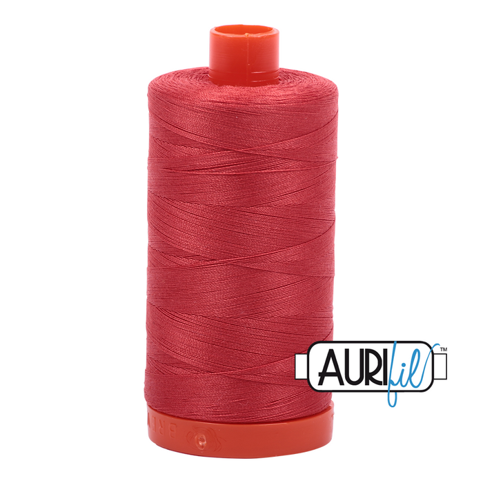 Aurifil Thread 50wt Dark Red Orange 2255 (1300 meters)