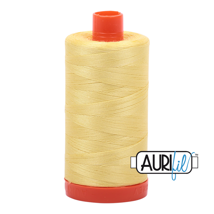 Aurifil Thread 50wt Lemon 2115 (1300 meters)