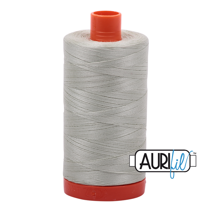 Aurifil Thread 50wt Light Grey Green 2843 (1300 meters)