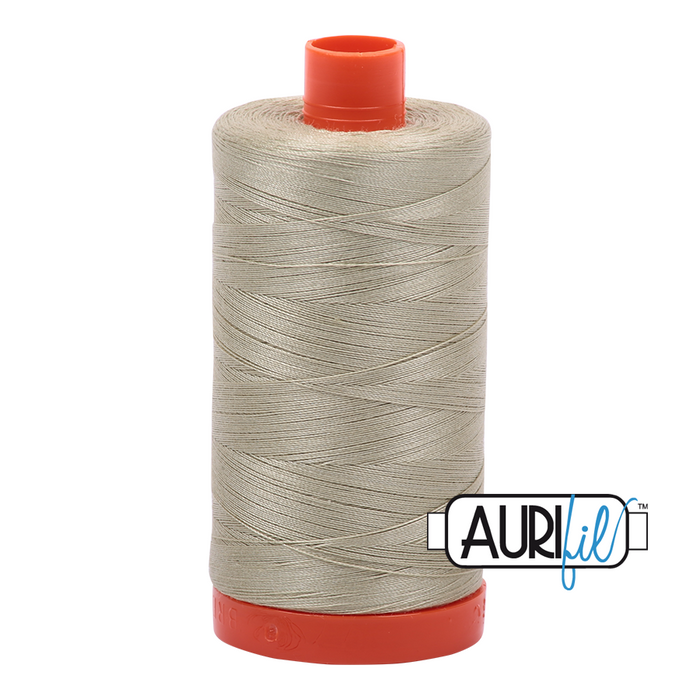 Aurifil Thread 50wt Light Military Green 5020 (1300 meters)