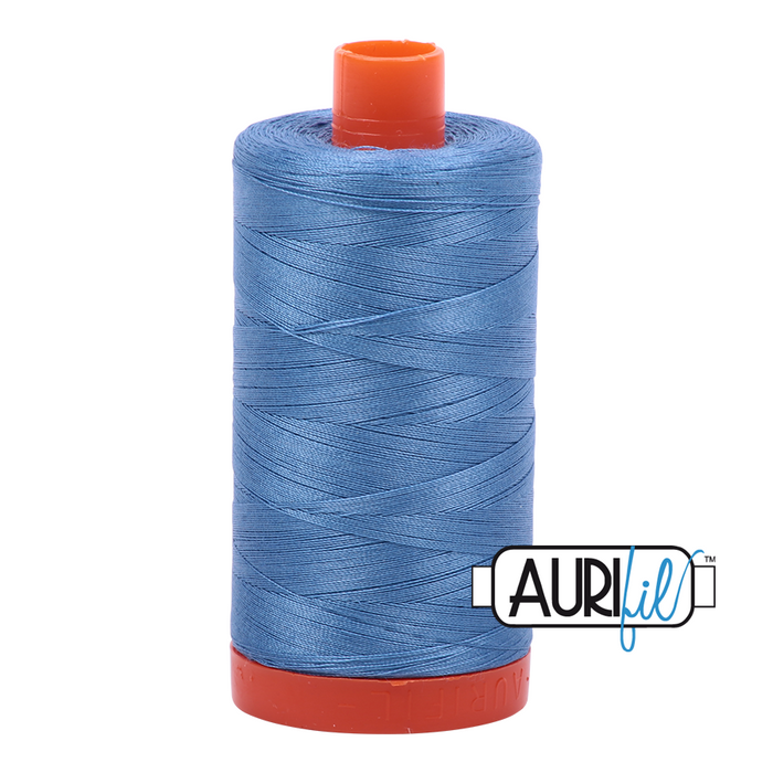 Aurifil Thread 50wt Light Wedgewood 2725 (1300 meters)