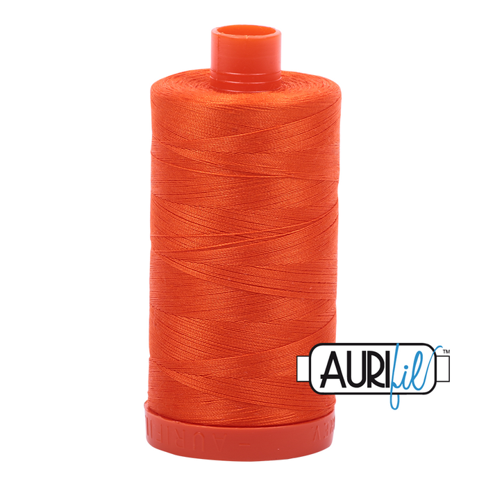 Aurifil Thread 50wt Neon Orange 1104 (1300 meters)