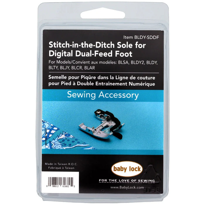 Baby Lock Stitch-In-The-Ditch Foot, Digital Dual-Feed - BLDY-SDDF