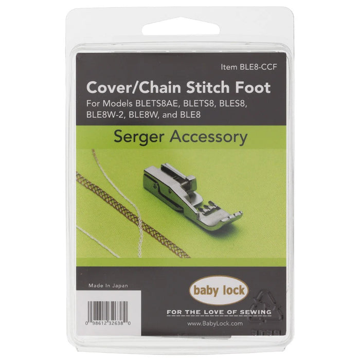 Baby Lock BLE8-CCF Cover Chain Stitch Foot - BLE8-CCF