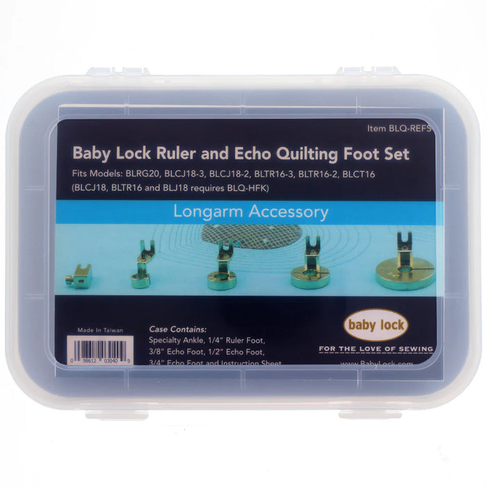 Baby Lock BLQ-REFS Ruler Echo Foot 5 Piece Set - BLQ-REFS