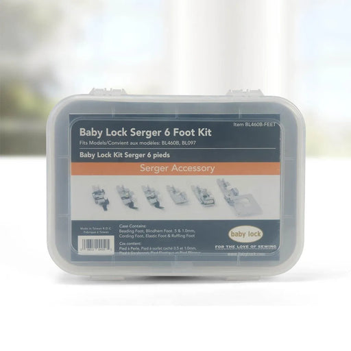 Baby Lock 6 Piece Serger Foot Kit BL460B-FEET