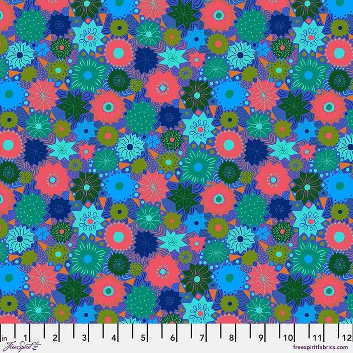 Bloomology fabric collection - Spangled Blue