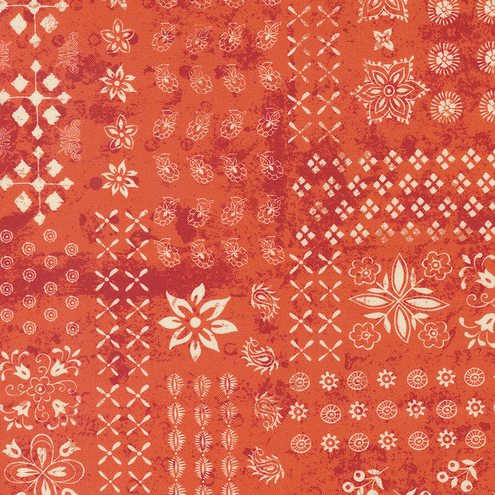 Cadence Bandana Persimmon 11914 13 by Crystal Manning for Moda Fabric