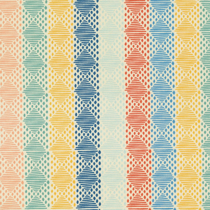 Cadence Stripes Multi 11915 11 by Crystal Manning for Moda Fabric