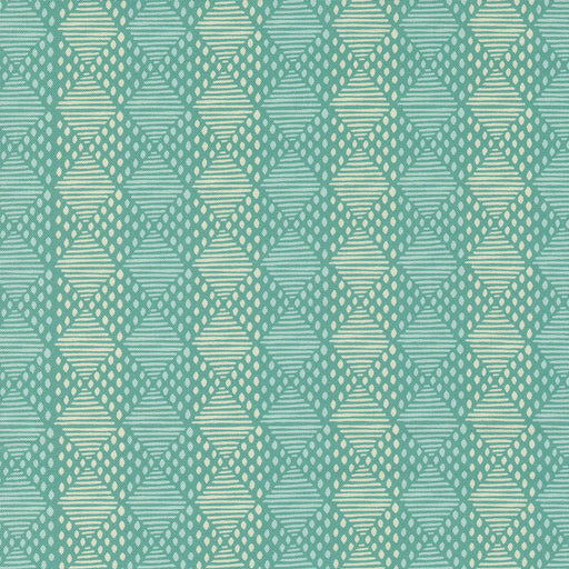 Cadence Stripes Teal 11915 17 by Crystal Manning for Moda Fabric