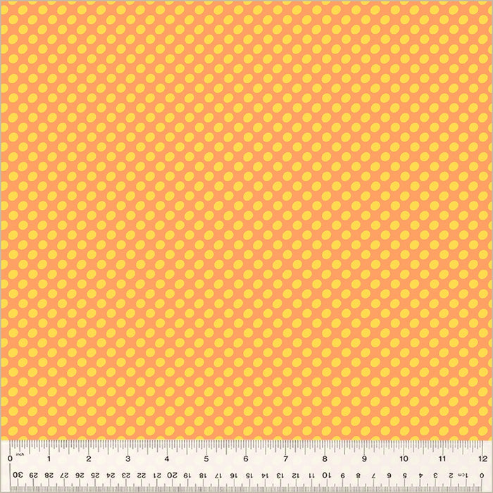 Dot to Dot French Marigold fabric by Heather Givans