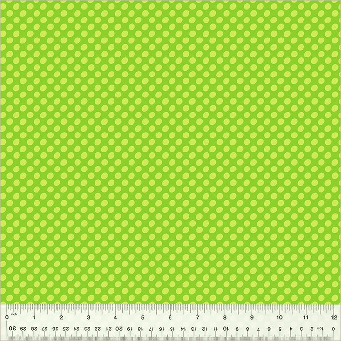 Dot to Dot Green Gables fabric by Heather Givans