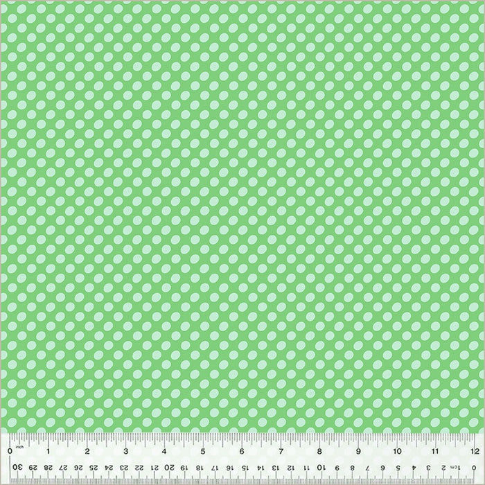 Dot to Dot Sage fabric by Heather Givans