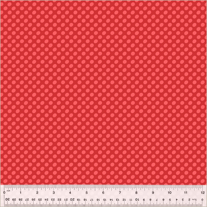 Dot to Dot Salsa fabric by Heather Givans