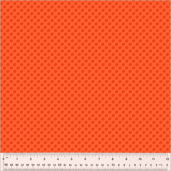 Dot to Dot Tigerlily fabric by Heather Givans