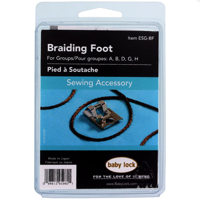 Baby Lock Braiding Foot - Adjustable - ESG-BF