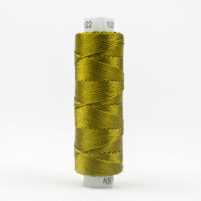 Wonderfil Thread Razzle Ecru Olive RZ4122