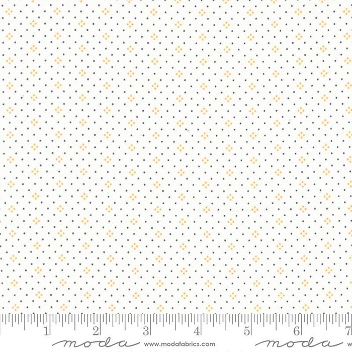 Eyelet Ivory Pumpkin 20488 87 by Fig Tree Co. for Moda Fabrics