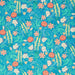 Robert Kaufman Fabrcis Faraway Florals - Teal Blue