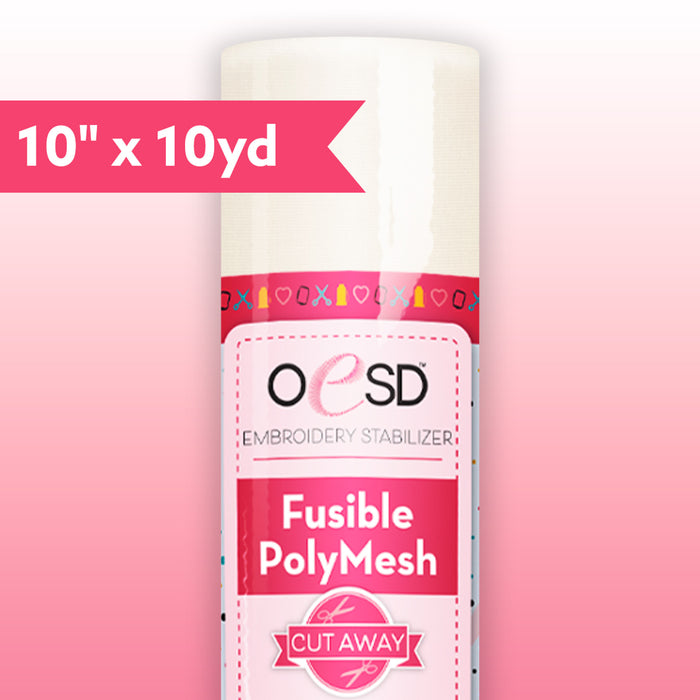 OESD Fusible PolyMesh CutAway 10 x 10yd