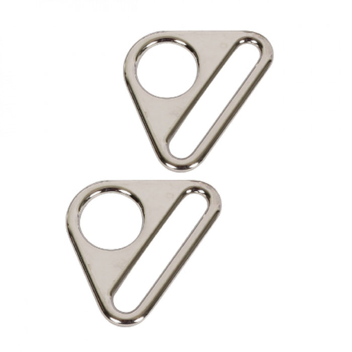 Triangle Ring Flat 1-1/2in Nickel Set of Two # HAR15TRNTWO