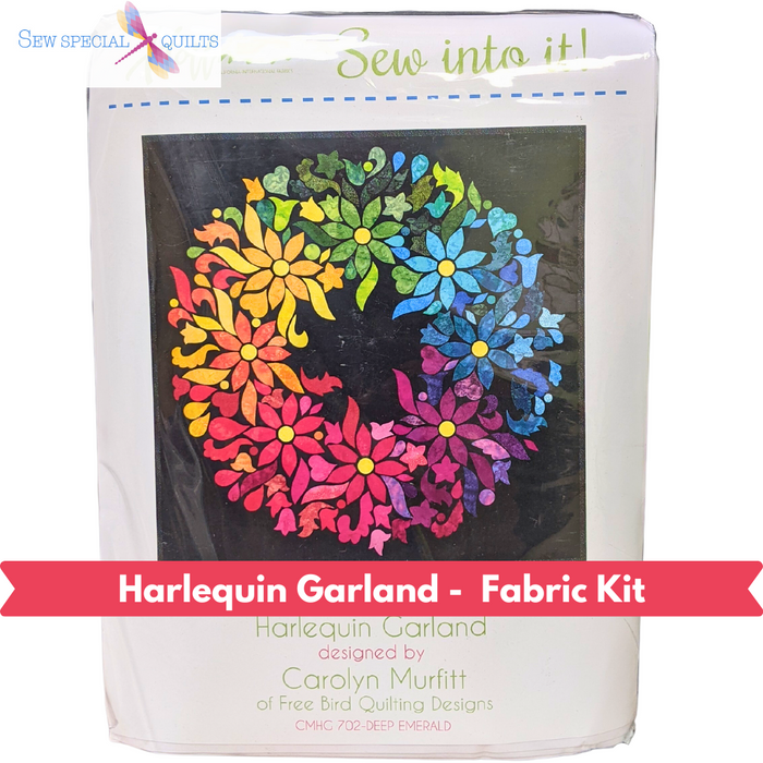 Harlequin Garland Quilt Kit with Pattern