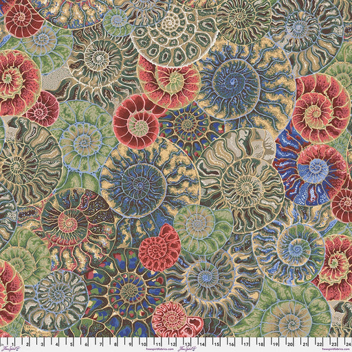 Kaffe Fassett August 2024 fabric Ammonites Neutral