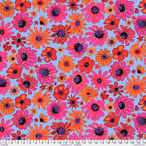 Kaffe Fassett August 2024 fabric Bloomers Lilac