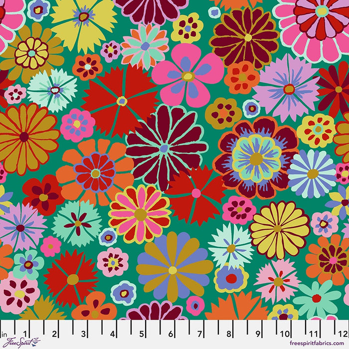 Kaffe Fassett August 2024 fabric Folk Flower Multi