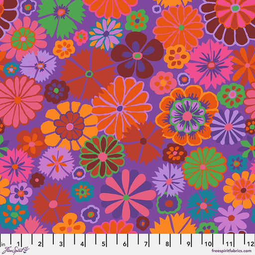 Kaffe Fassett August 2024 fabric Folk Flower Red