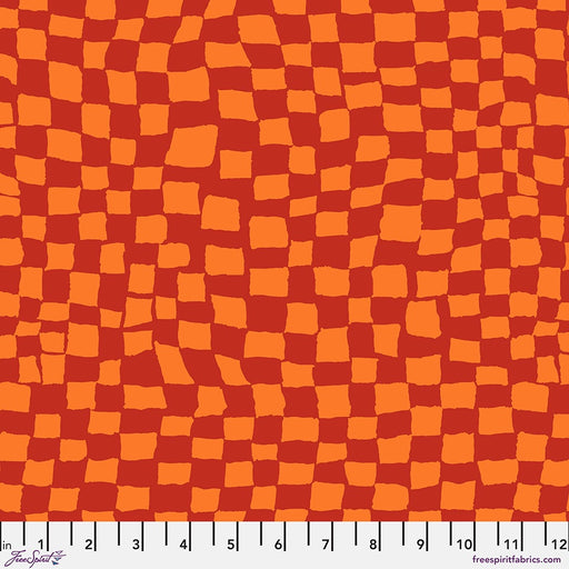 Kaffe Fassett August 2024 fabric Gameboard Red