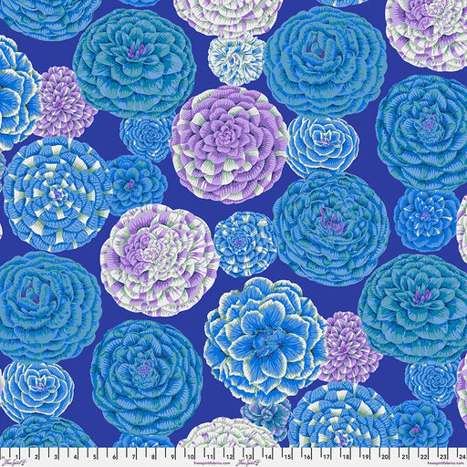 Kaffe Fassett August 2024 fabric Japonica Blue