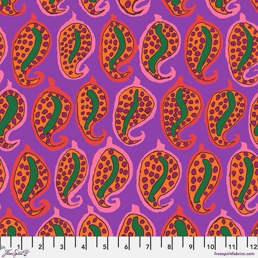 Kaffe Fassett August 2024 fabric Pasha Paisley Purple