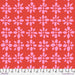 Kaffe Fassett August 2024 fabric Snow Flower Red