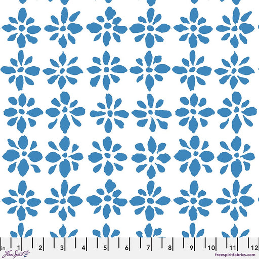 Kaffe Fassett August 2024 fabric Snow Flower White