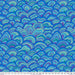 Kaffe Fassett August 2024 fabric Wobble Blue